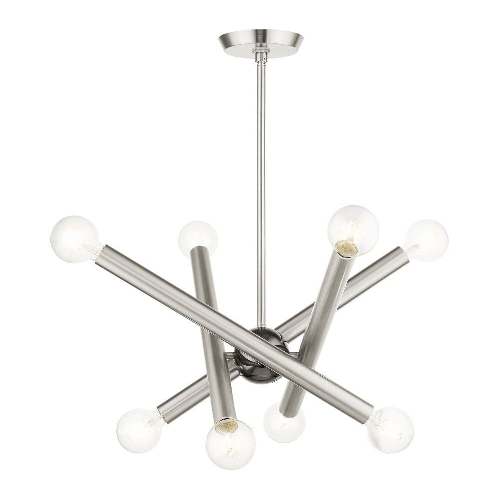 Stafford 8-Light Brushed Nickel Sputnik Chandelier