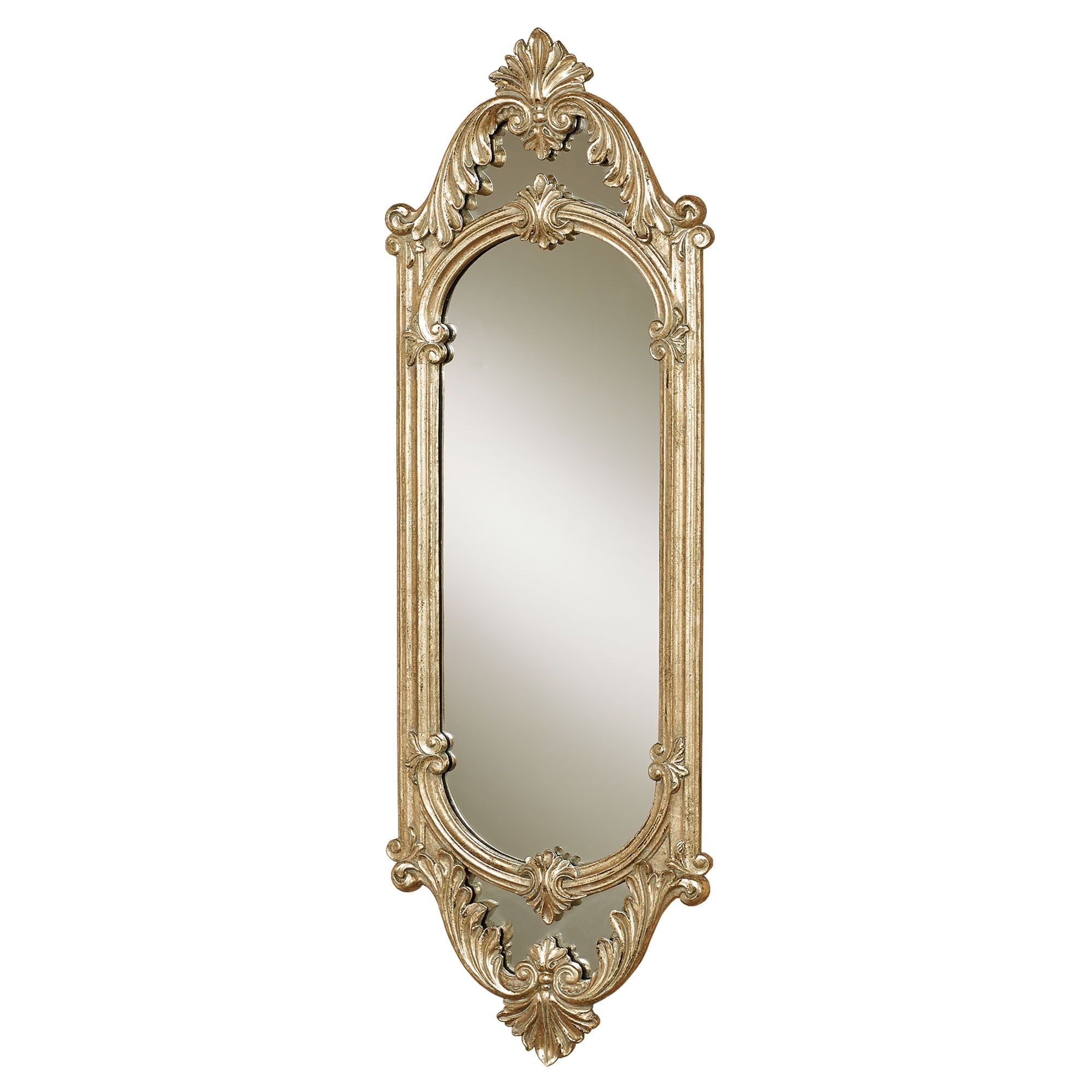 Gold Ornate Oval Traditional Wall Mirror