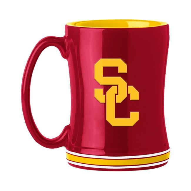 USC Trojans Red and Yellow Ceramic 14 oz Mug