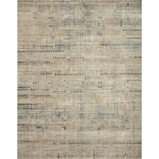 Bodhi Braided Gray Abstract Synthetic Rectangular Rug - 11'6" x 15'5"