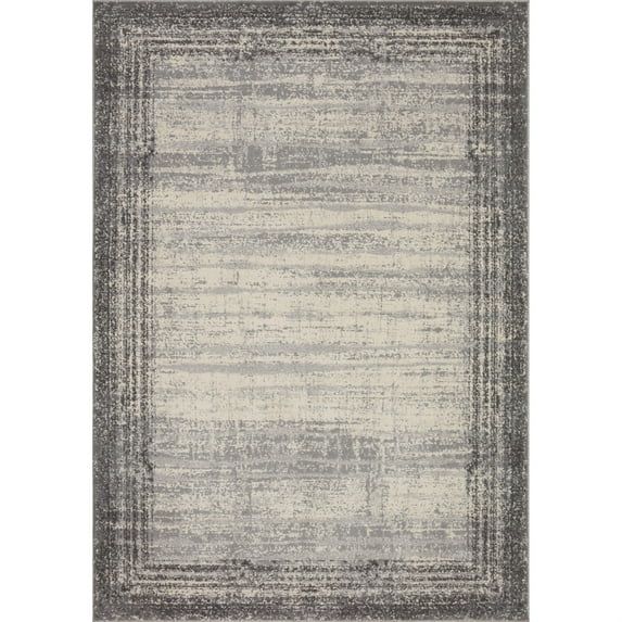 Austen Abstract Pebble & Charcoal Large Area Rug 11'-2" x 15'