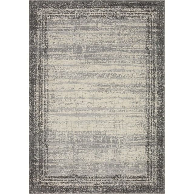 Austen Abstract Pebble & Charcoal Large Area Rug 11'-2" x 15'