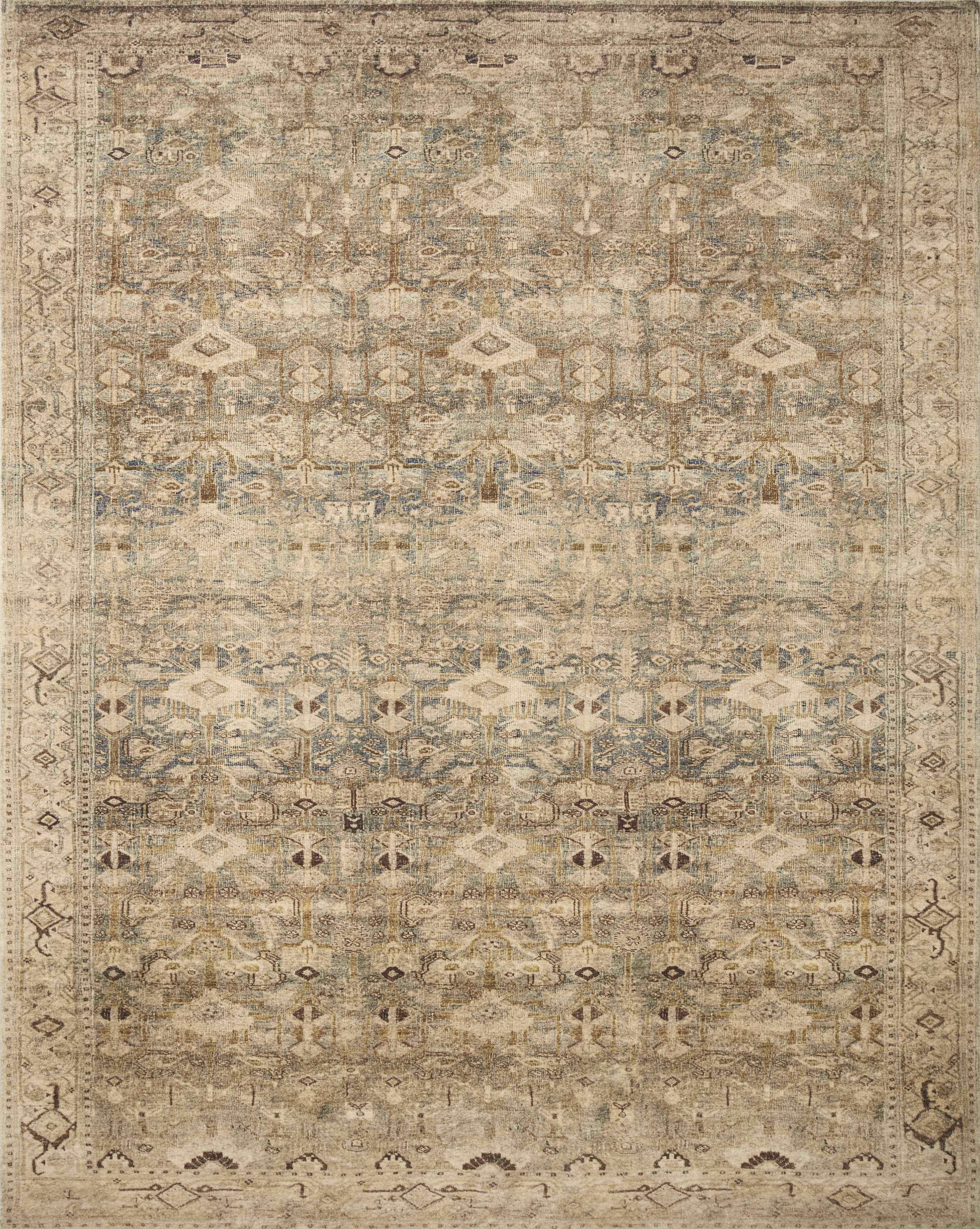 Margot Antique Sage Rectangular Stain-Resistant Synthetic Rug