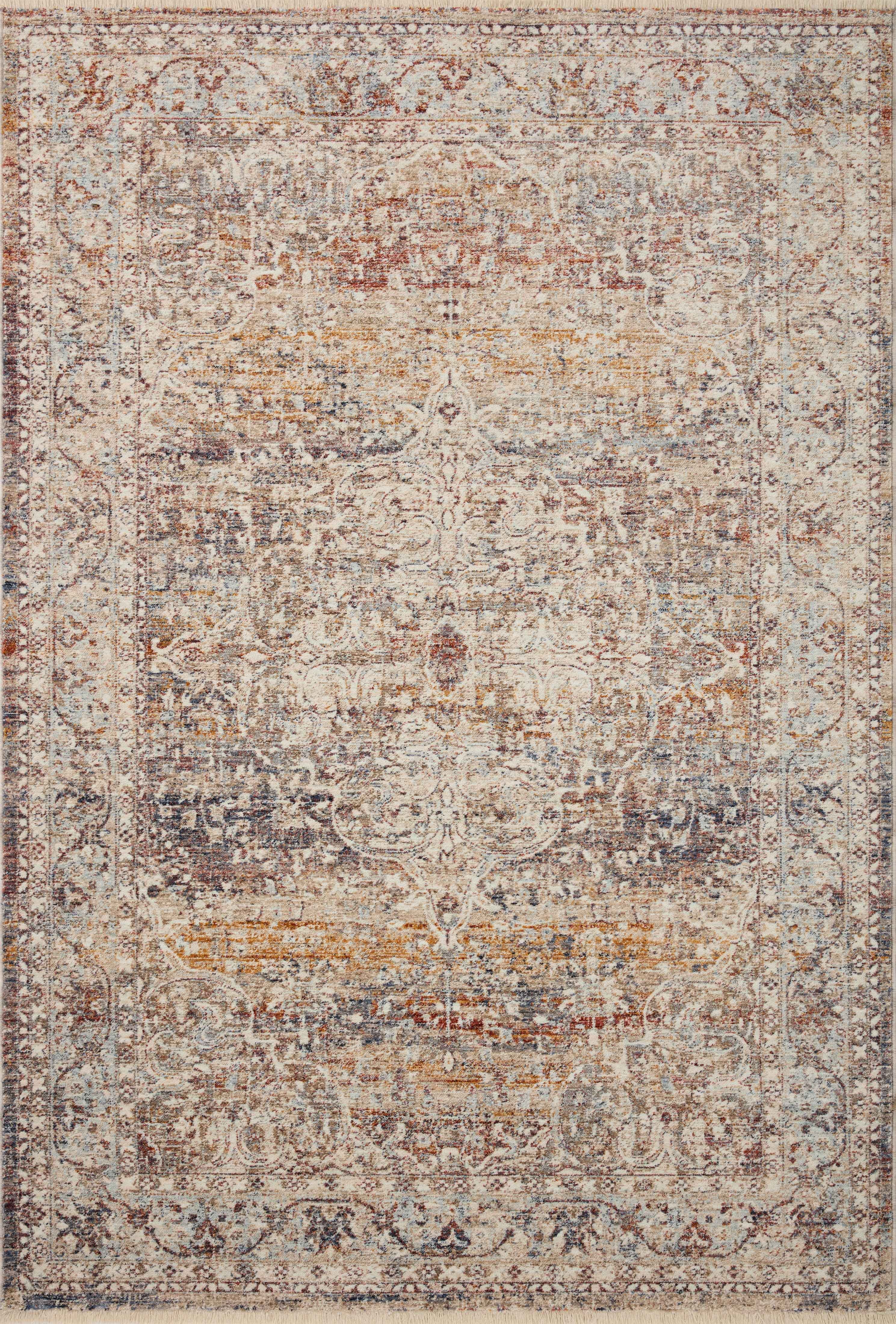 Loloi II Sorrento Natural / Multi 6'-7" x 9'-10" Area Rug