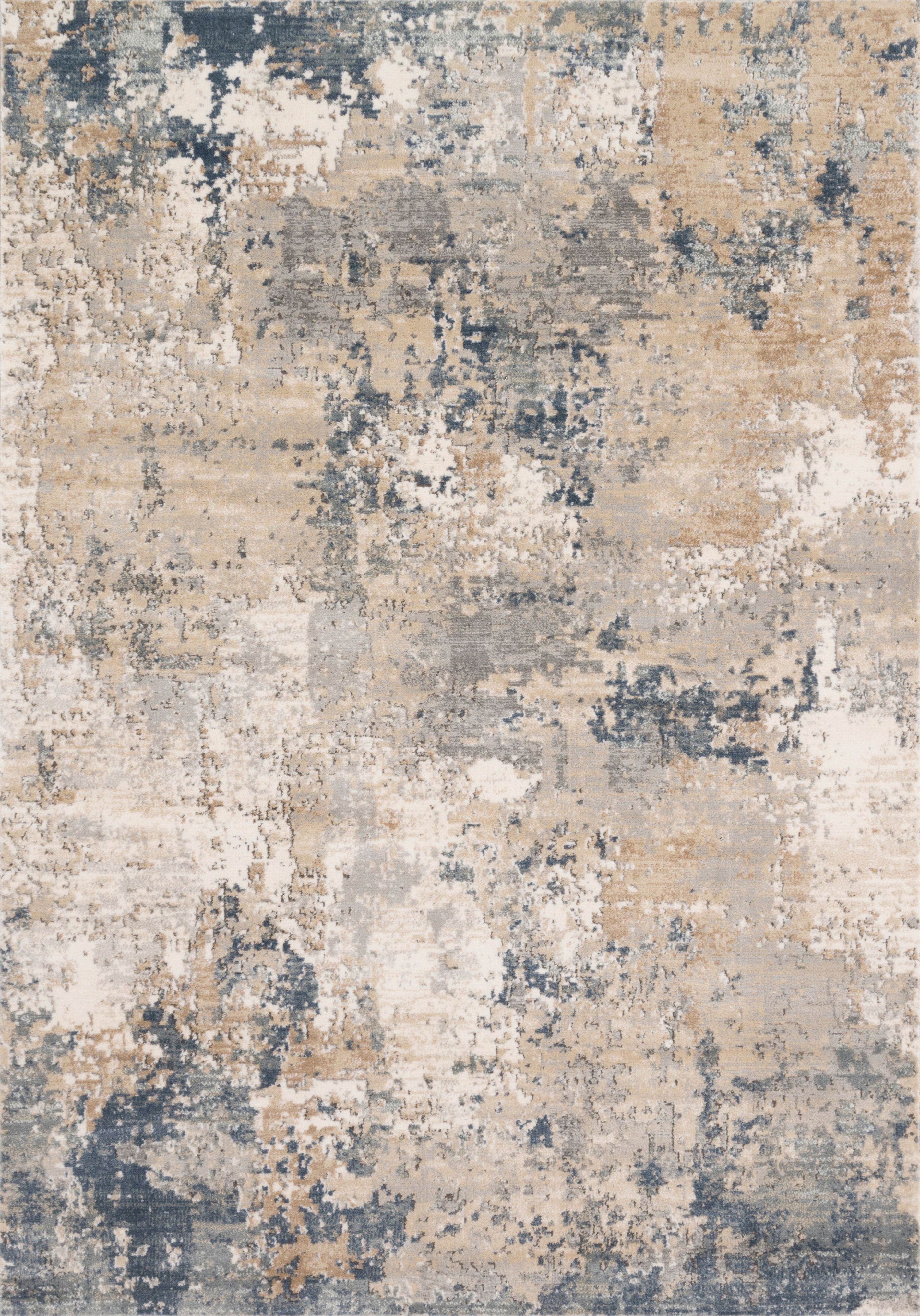 Teagan Sand Mist Rectangular Easy Care Area Rug 7'-11" x 10'-6"