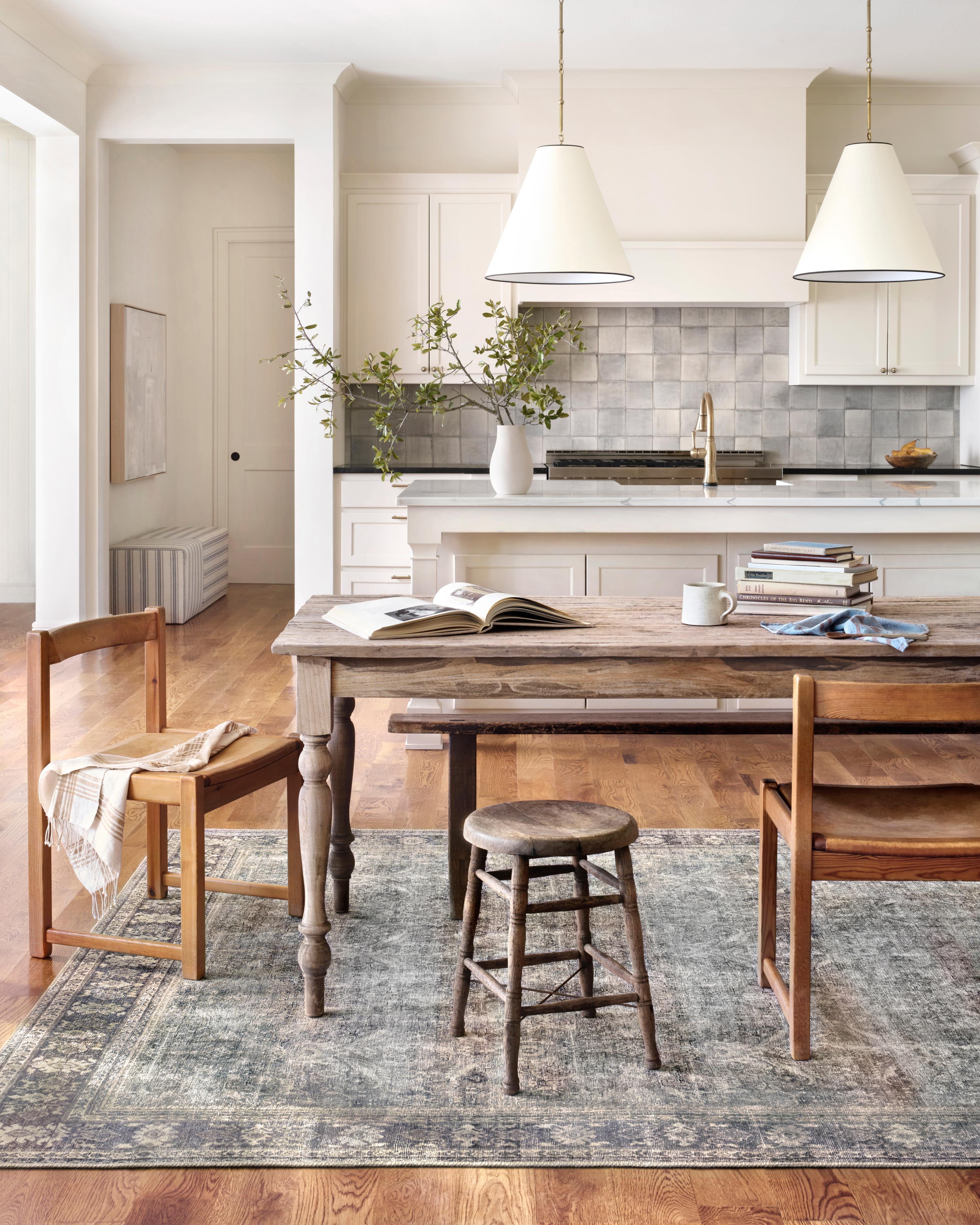 Wynter Gray and Charcoal Synthetic Rectangular Area Rug