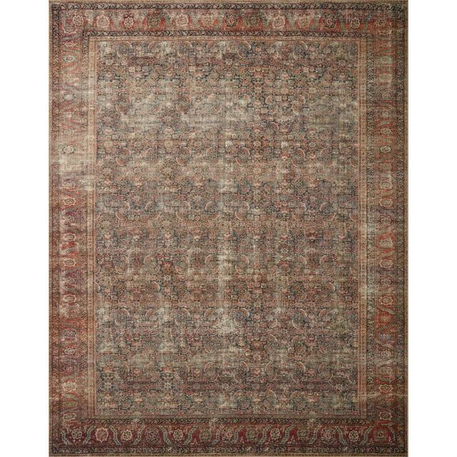 Elegant Black Rectangular Synthetic Area Rug 102" x 138"