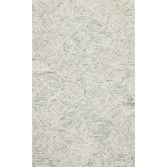 Hand-tufted Artisan Blue Wool 18" Square Area Rug