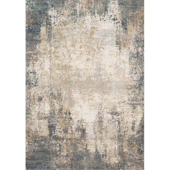 Teagan Ivory Mist 3' x 6' Synthetic Oriental Rug