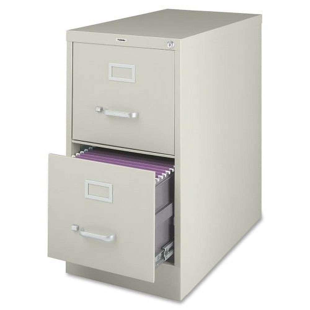 Sentry 28" Putty Steel 2-Drawer Vertical Lockable File Cabinet