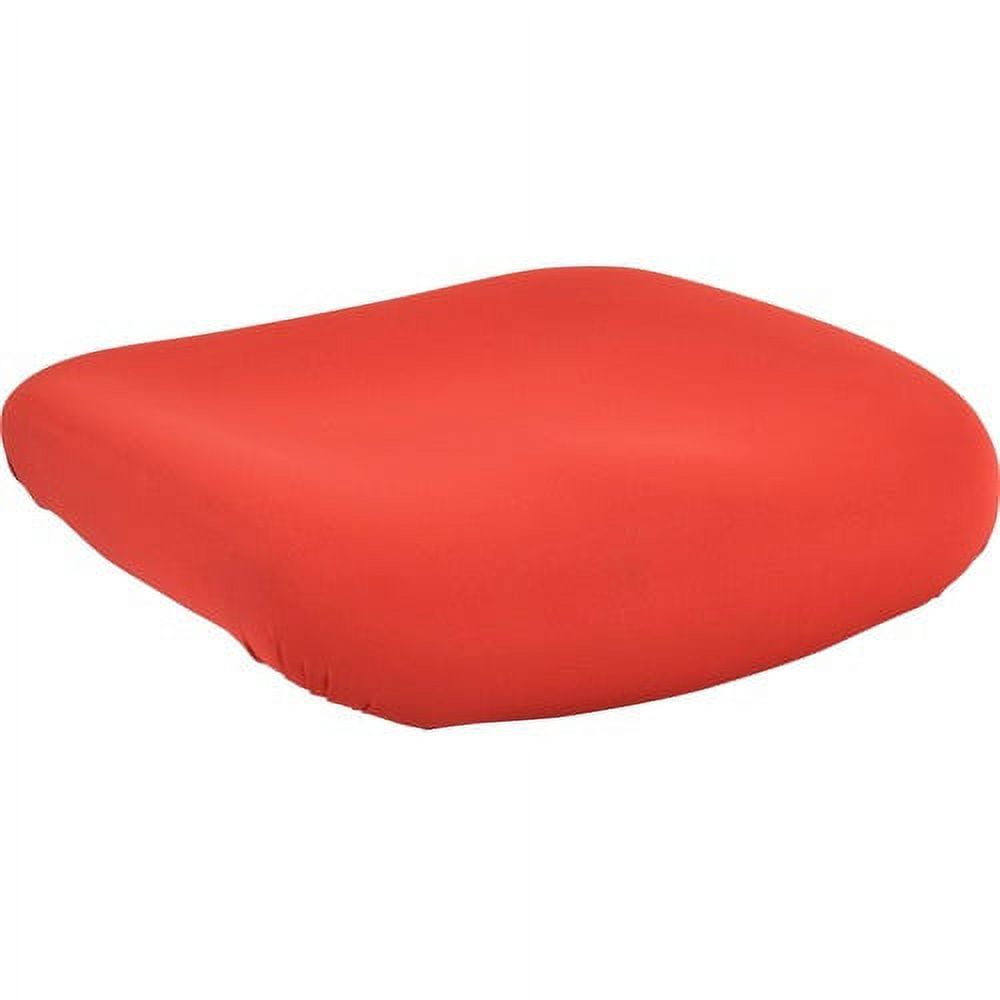 Red Padded Fabric Seat Cushion for Executive Chair