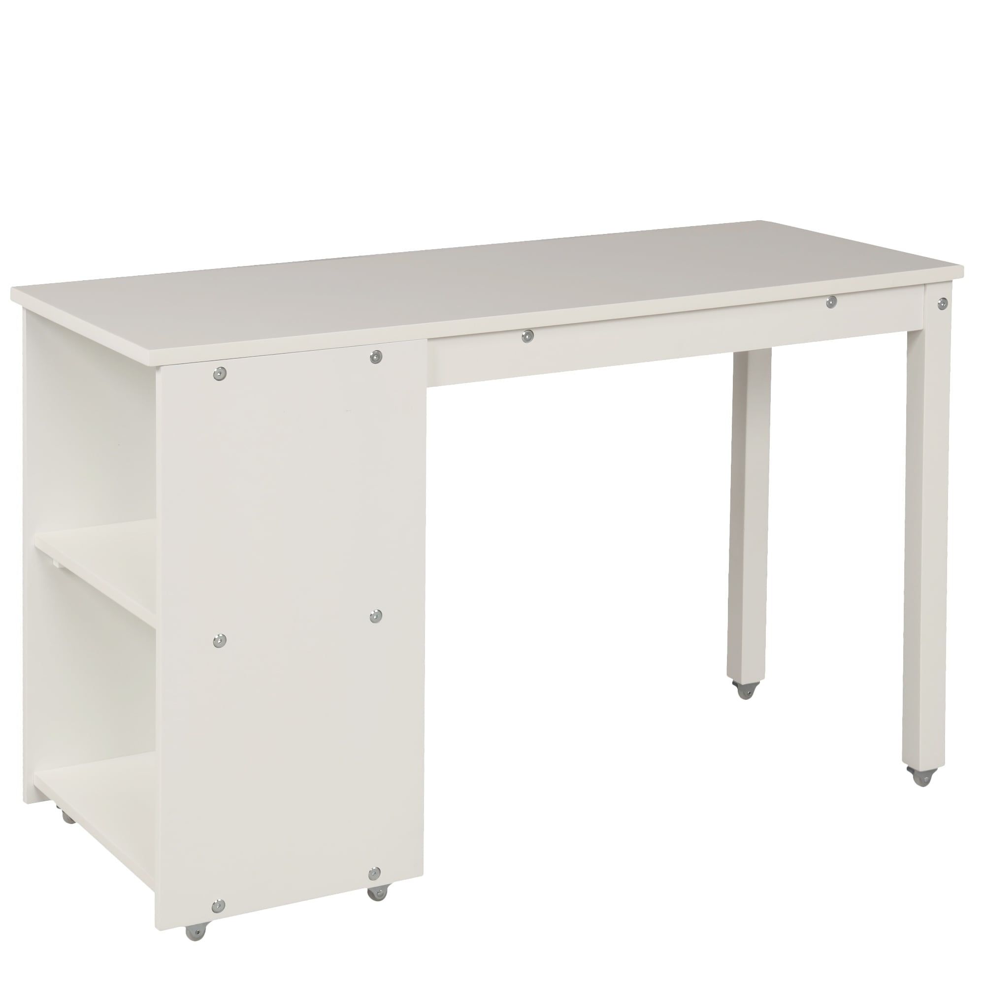 White Pine Twin Loft Bed with Desk and Storage