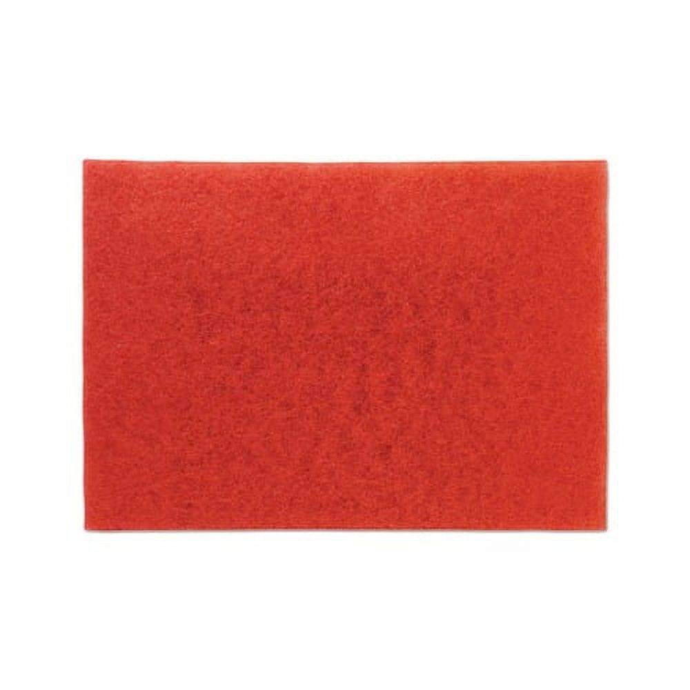 Red 28" x 14" Low-Speed Buffer Floor Pads