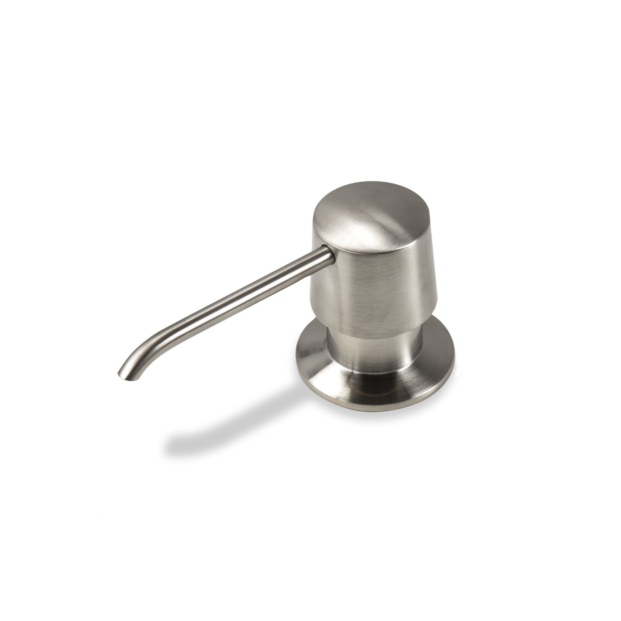 Brushed Nickel Countertop Deck-Mount Soap and Lotion Dispenser