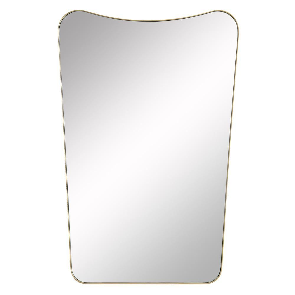 Gold Framed Full-Length Rectangular Wall Mirror