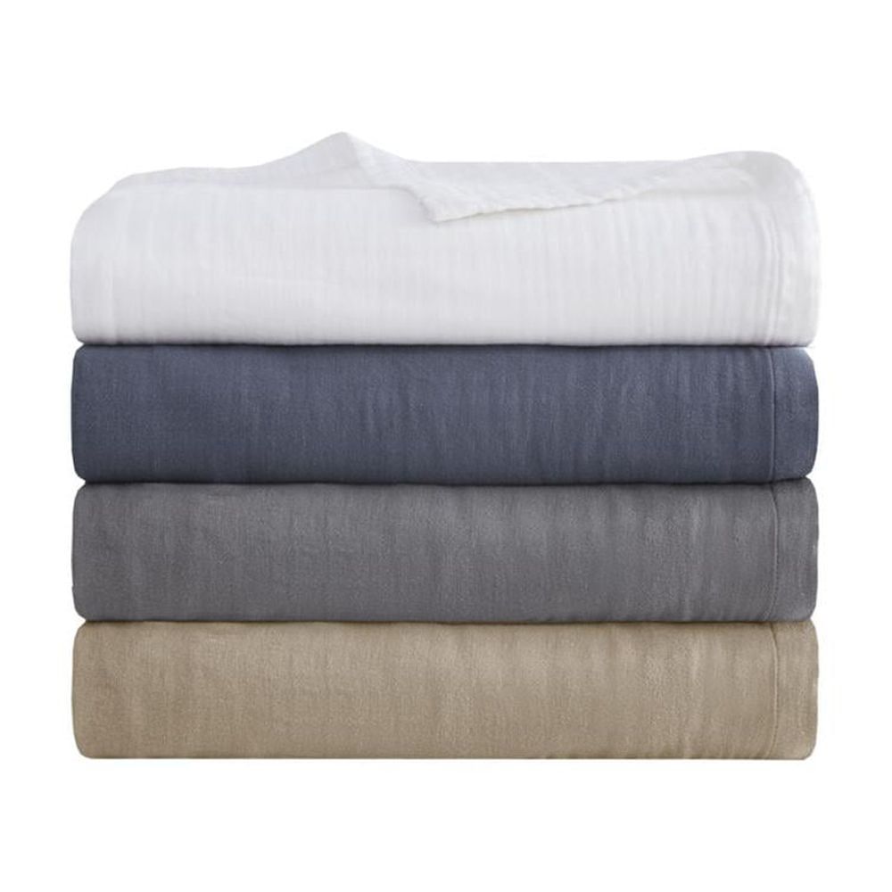 Tan Full/Queen Lightweight Cotton Gauze Blanket