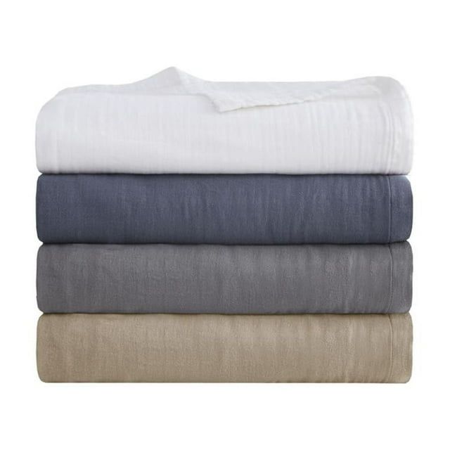 Tan Full/Queen Lightweight Cotton Gauze Blanket