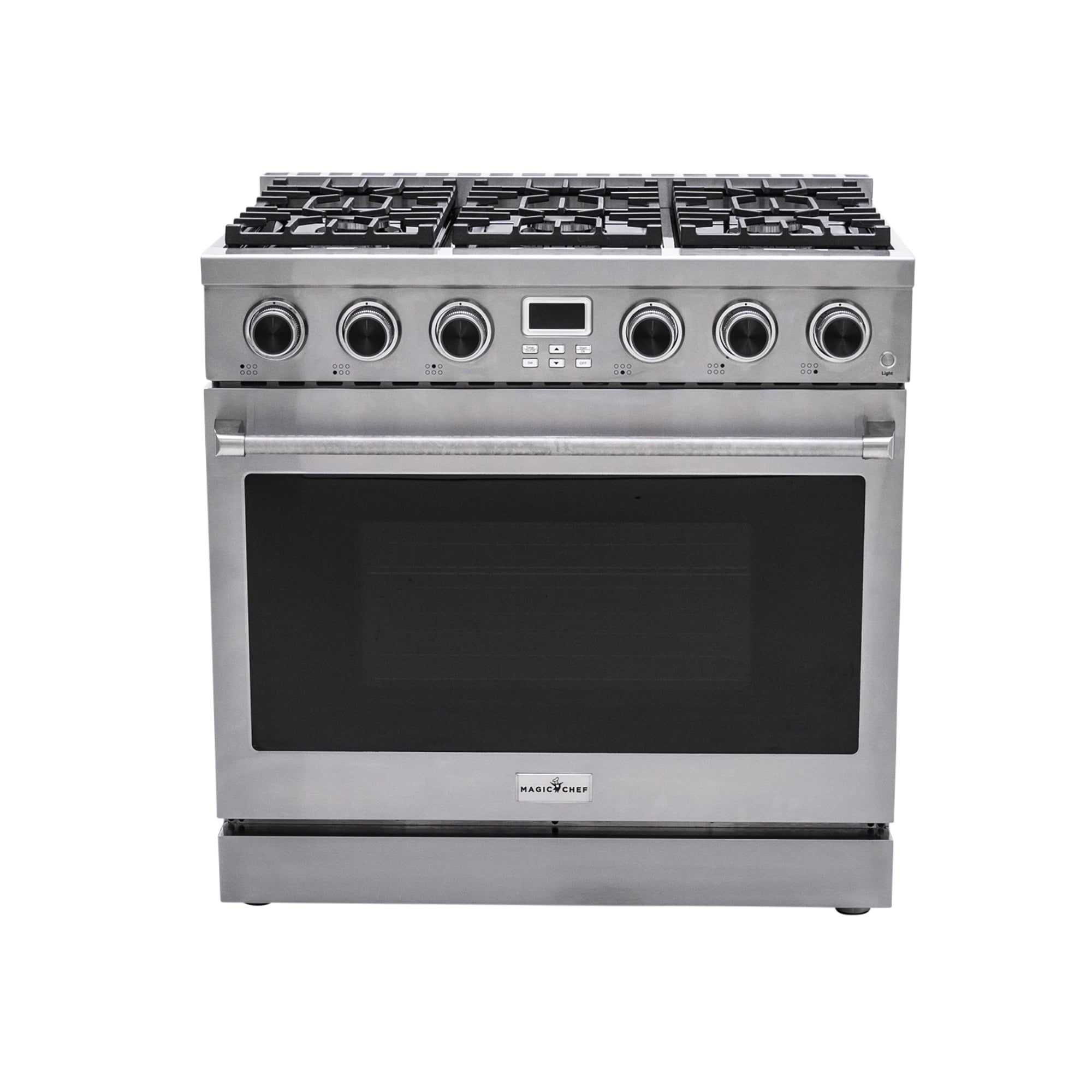 Magic Chef 36 Inch Stainless Steel Freestanding Gas Range