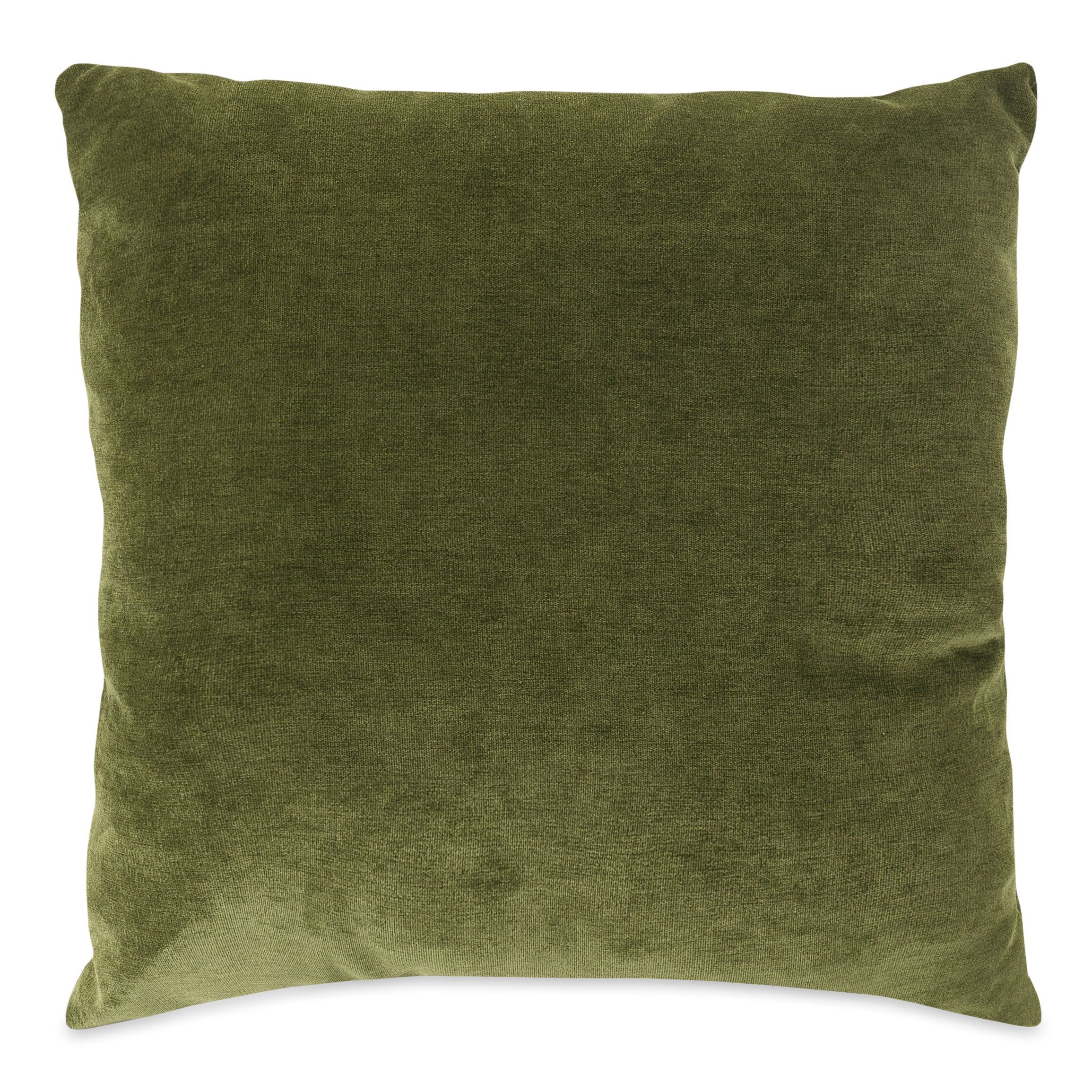 Green Micro-Velvet Extra Large Square Pillow