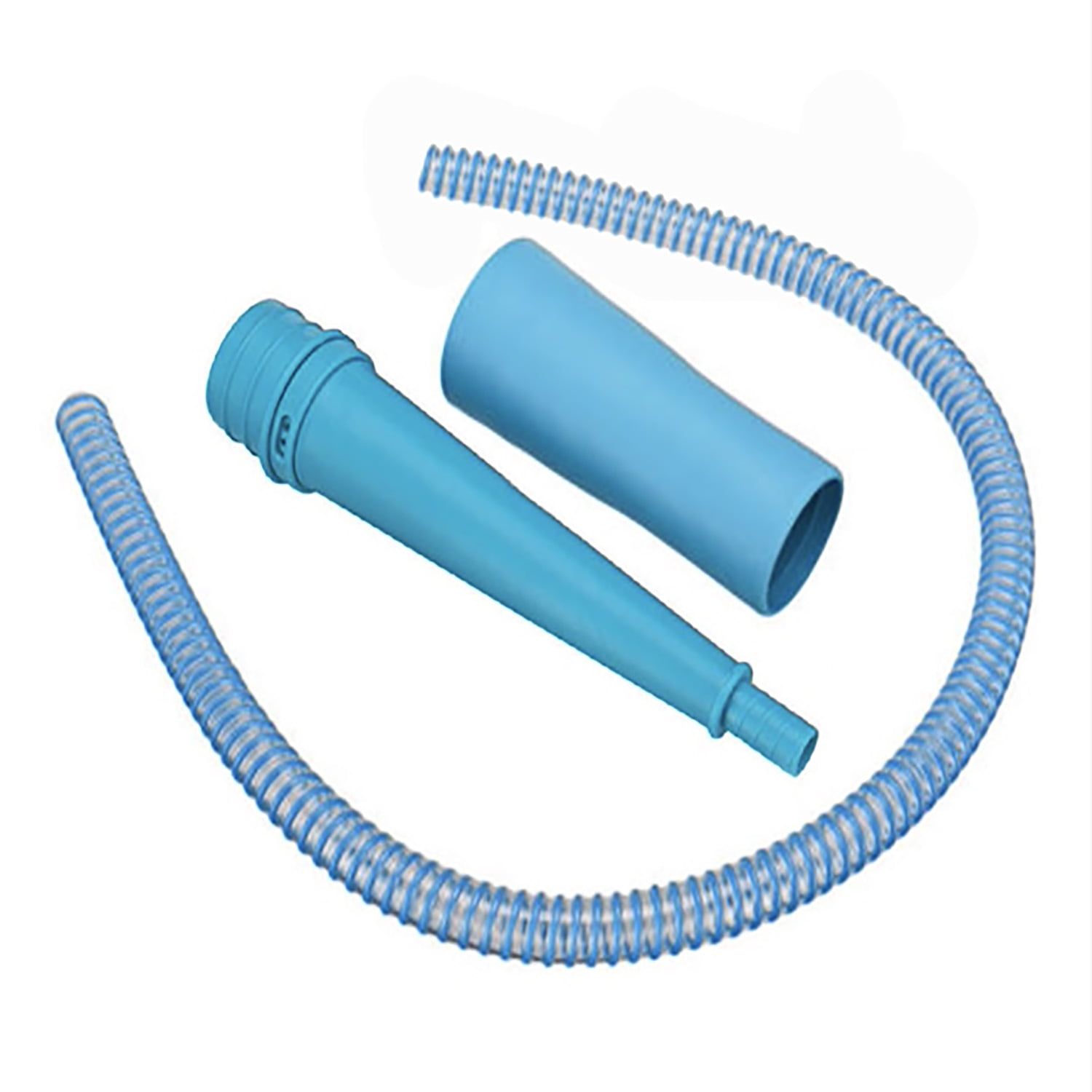 Blue Flexible Vacuum Hose Dryer Lint Attachment Tool