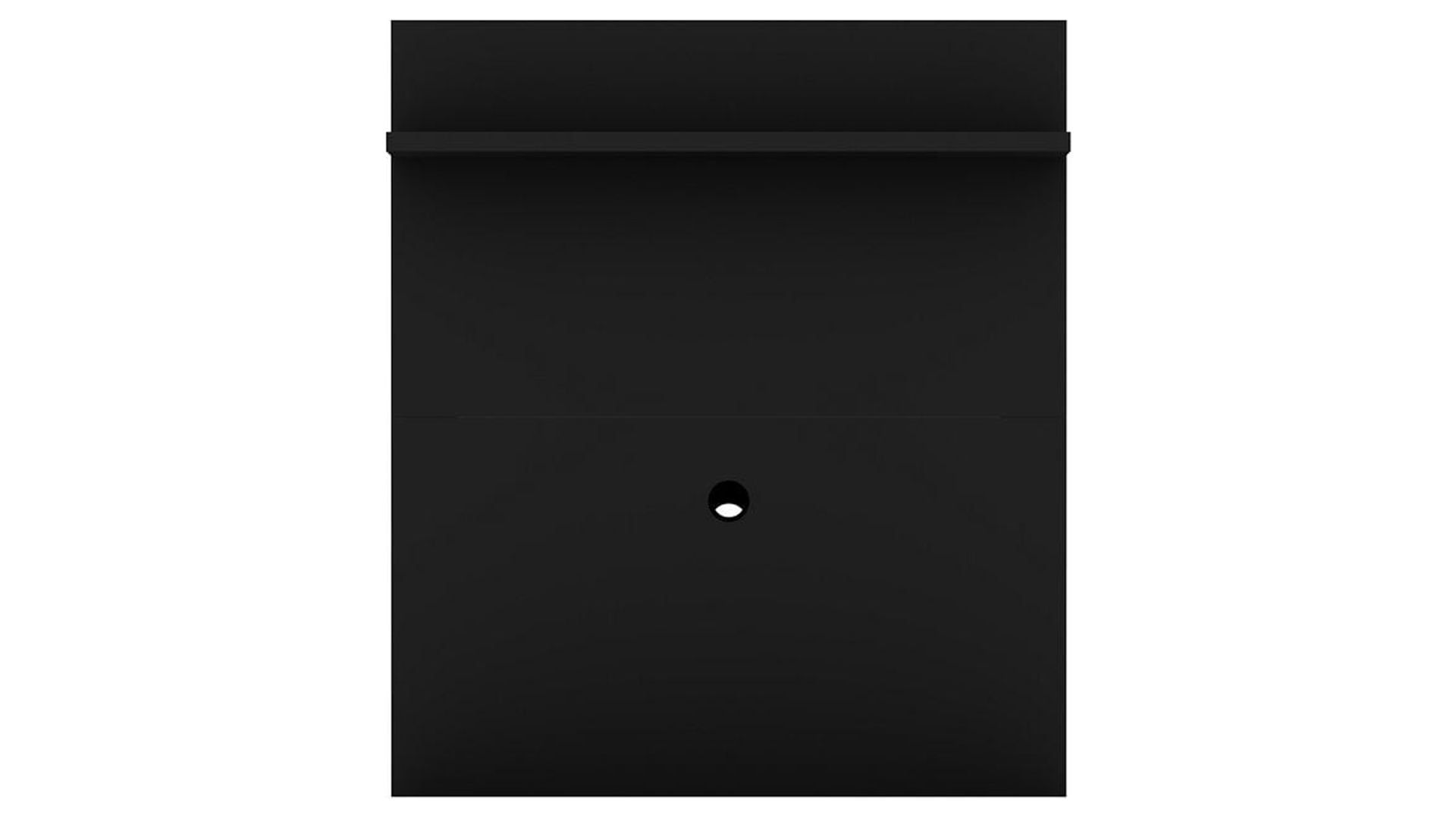 Tribeca 36'' Black Engineered Wood TV Panel with Mount