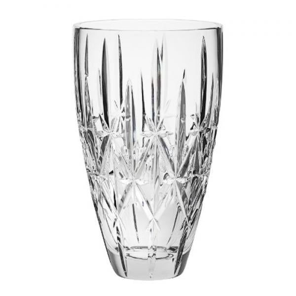 Marquis 9-Inch Clear Crystal Cut Round Vase