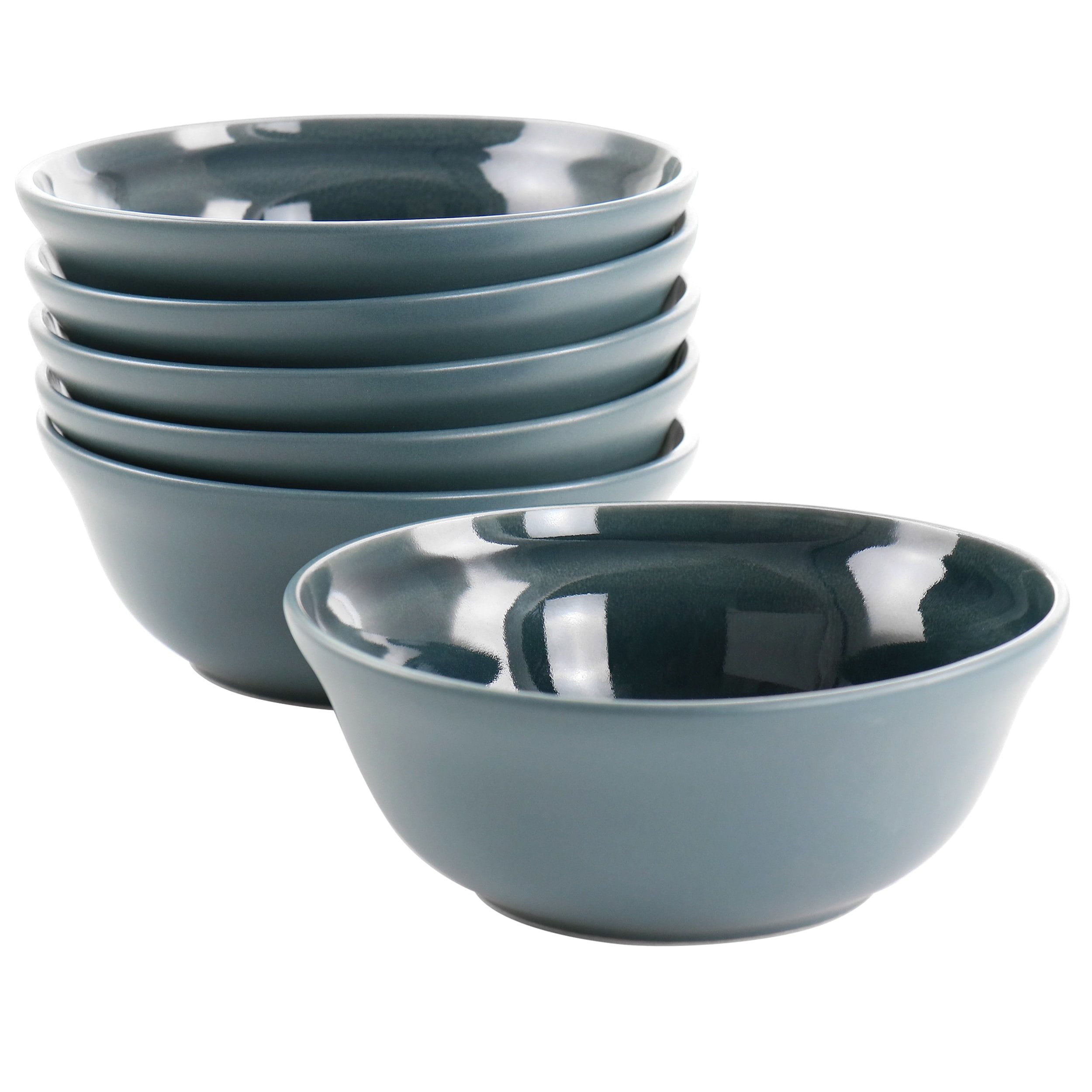 Blue Ceramic 6.5 Inch All-Purpose Bowl Set