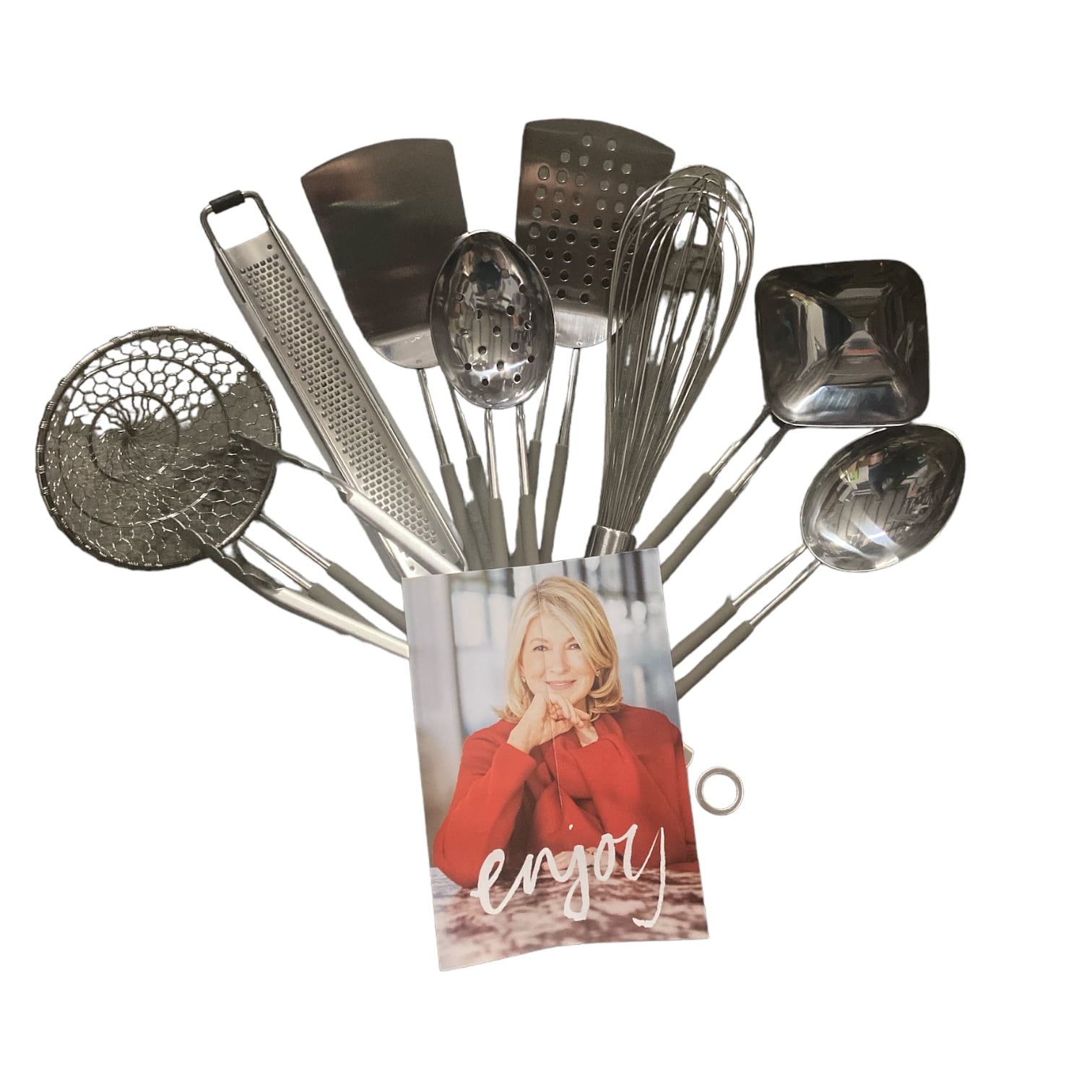 Martha Stewart 9-Piece Stainless Steel Kitchen Gadget Set