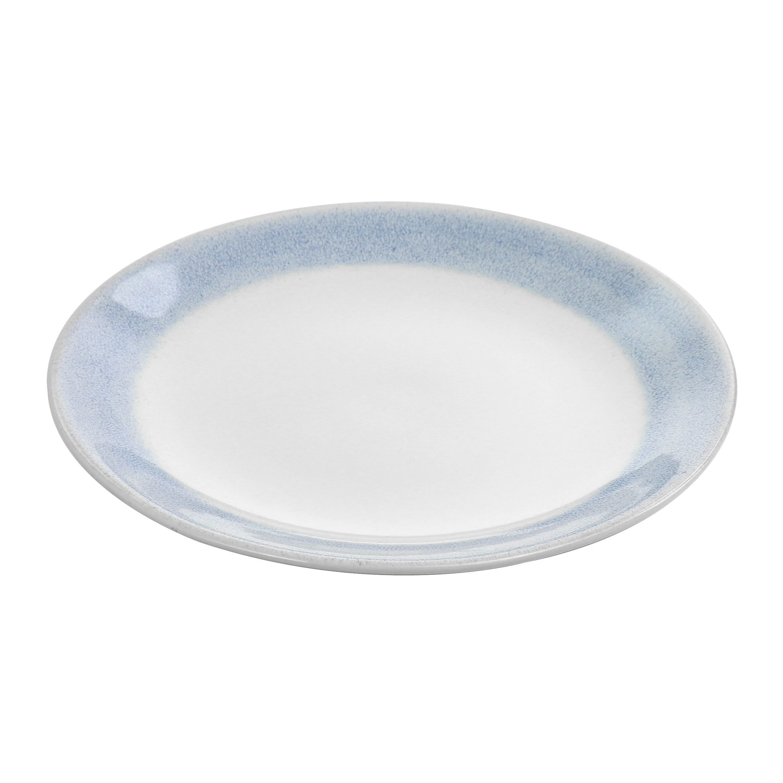 Blue and White 11" Stoneware Dinner Plate