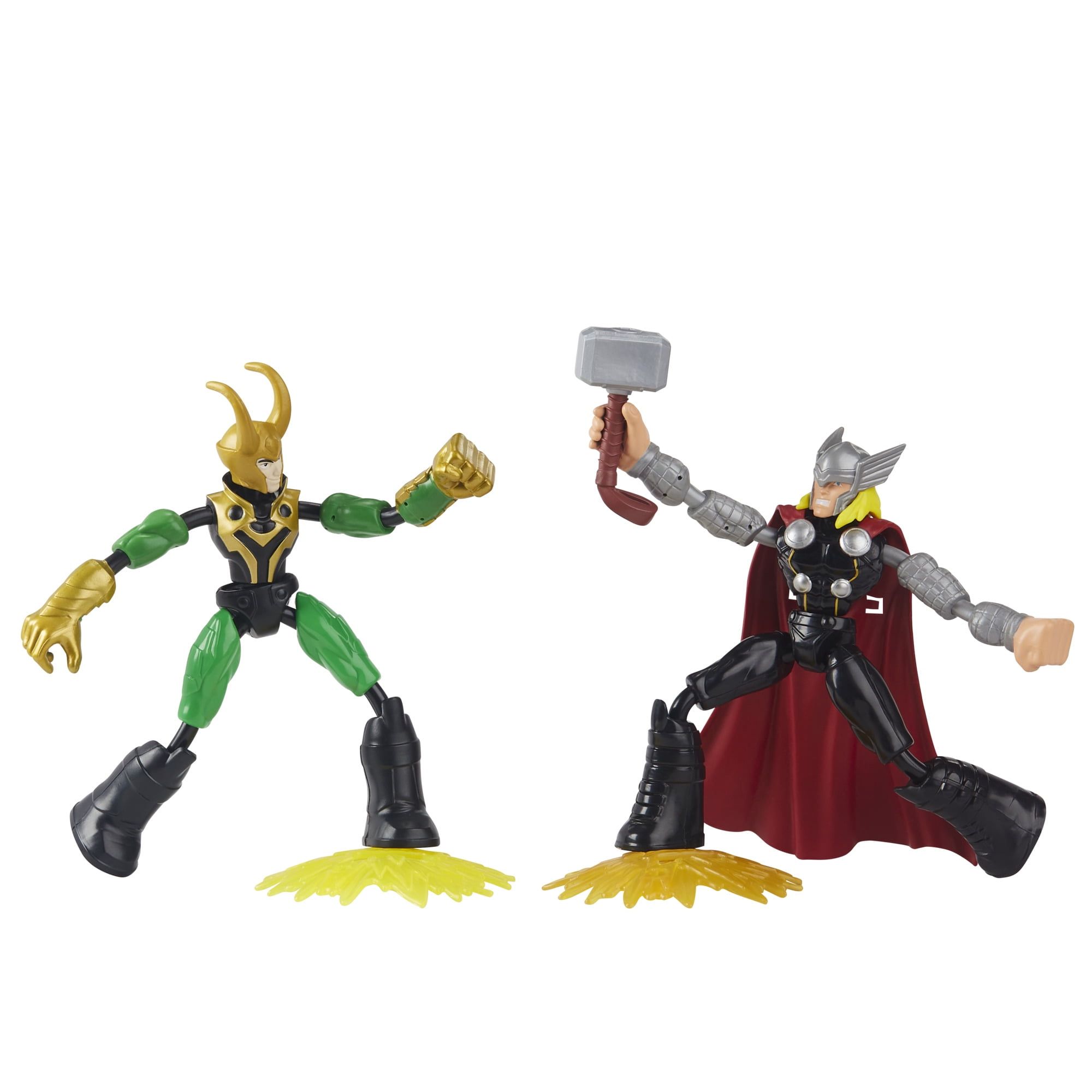 Marvel Avengers Bend and Flex Thor vs Loki Action Figures