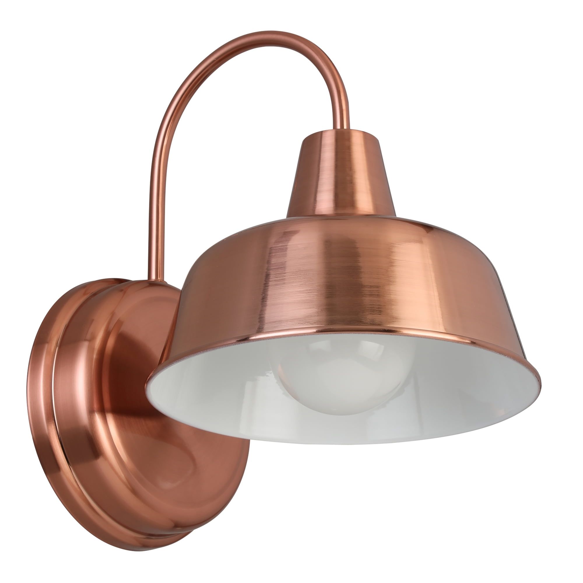 Mason Rustic Copper Bell-Shaped Outdoor Wall Sconce