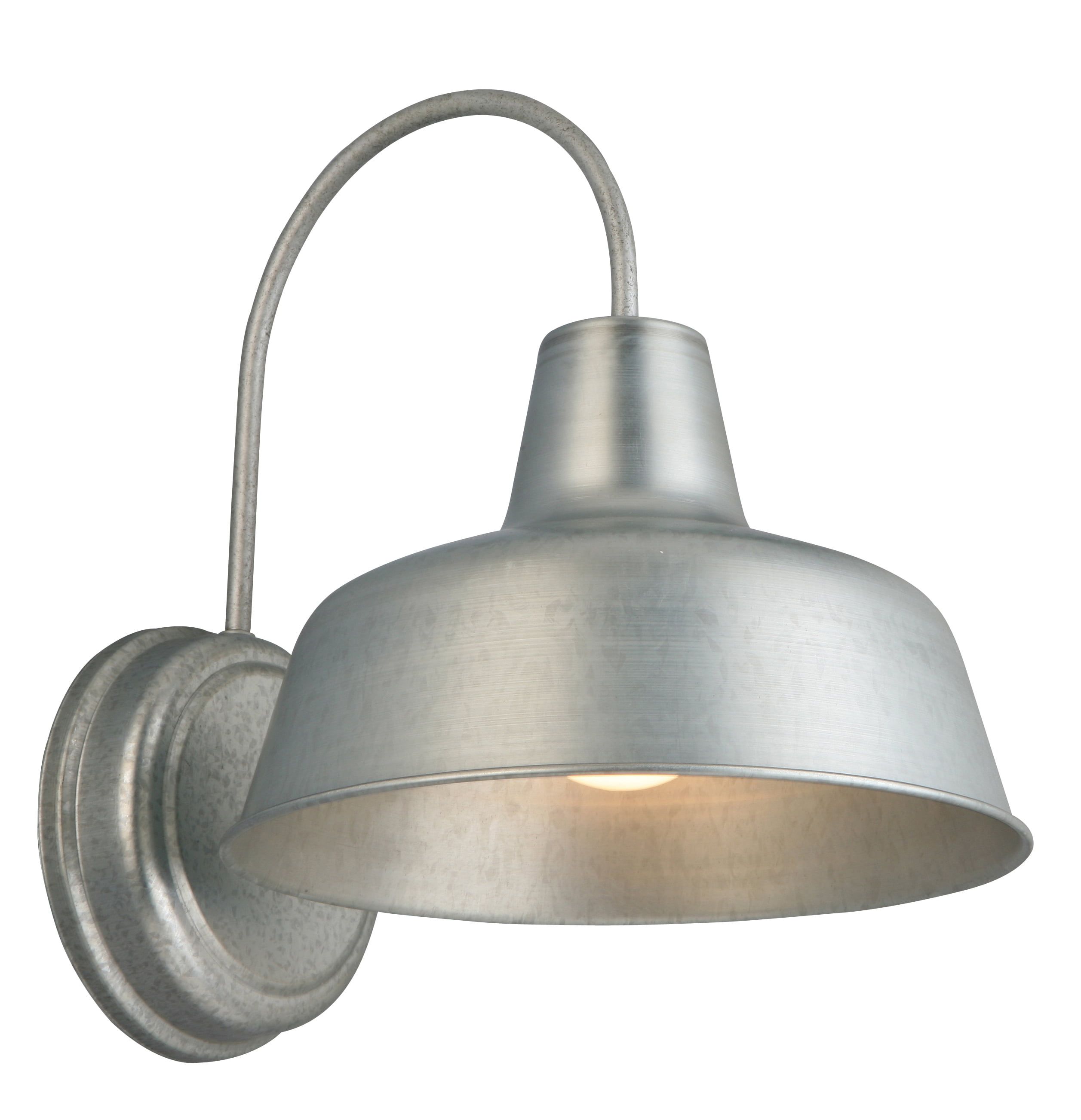 Galvanized Steel 8-Inch Industrial Farmhouse Wall Light