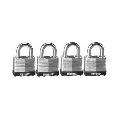 Master Lock Silver Steel 4-Pin Cylinder Padlock Set