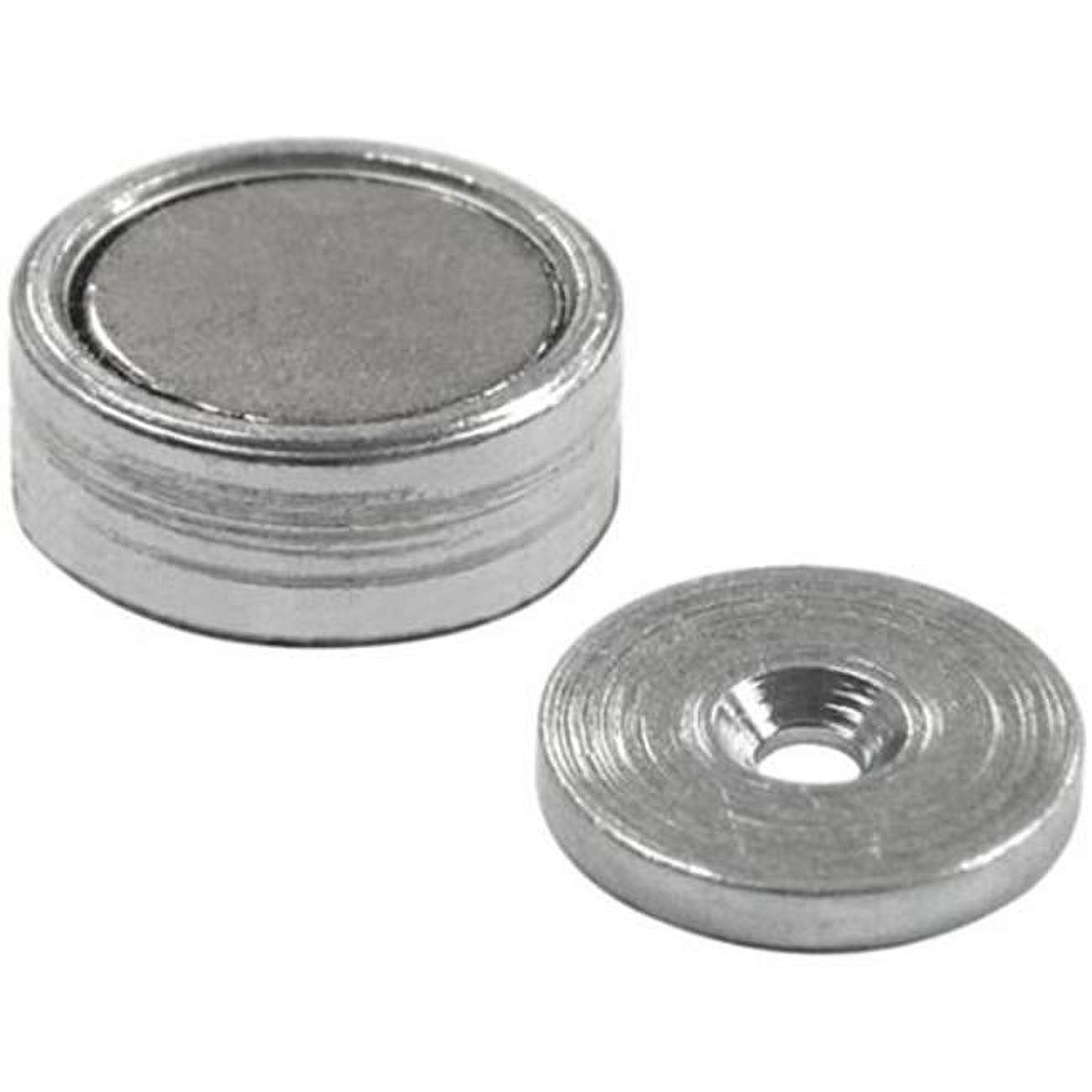 Silver Neodymium Super Latch Magnets with 16 lb Pull Capacity