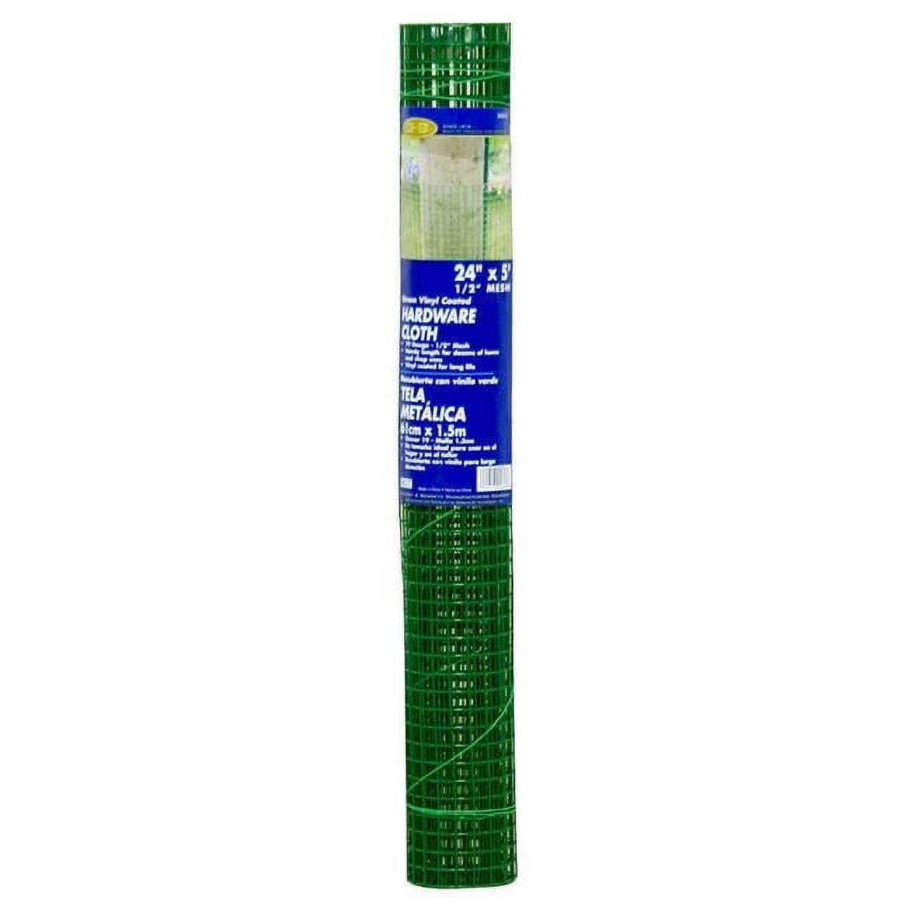 Green PVC Coated Galvanized Steel Hardware Cloth 3ft x 5ft