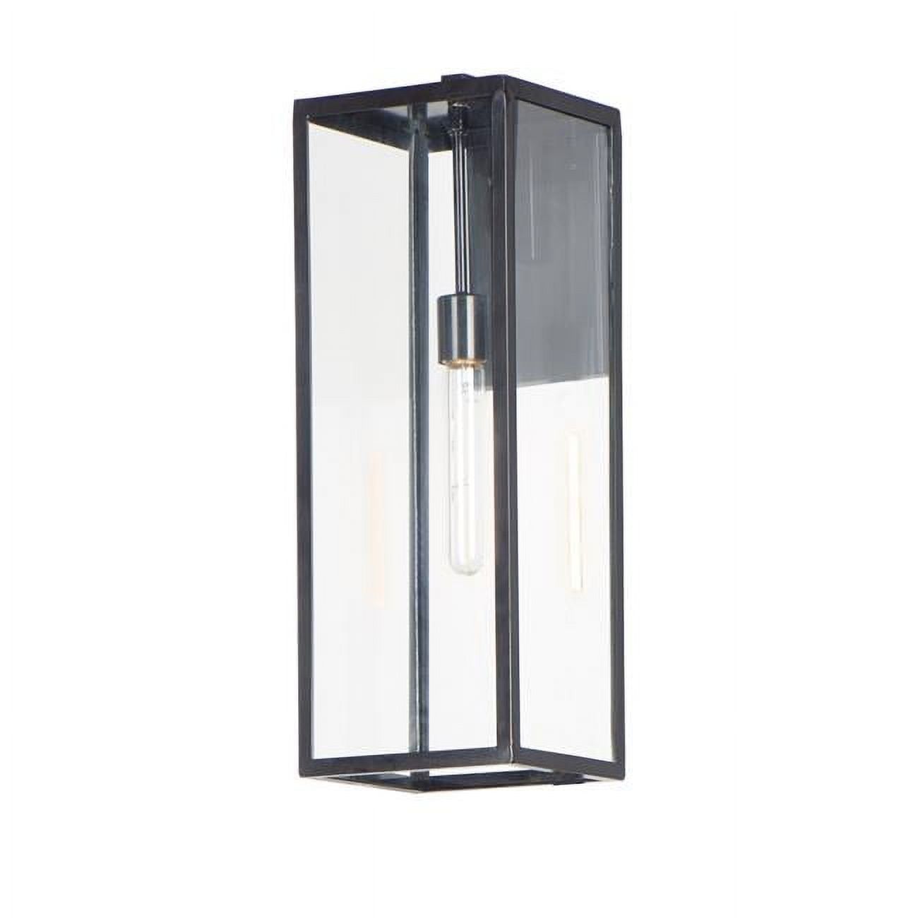 Catalina Dark Bronze Outdoor Wall Sconce with Clear Glass