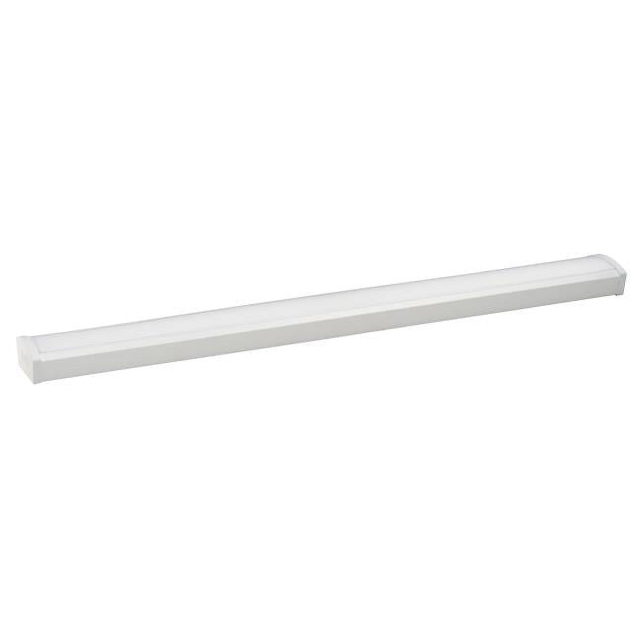 Sleek White Energy-Efficient LED Ceiling Wrap Light, 48"