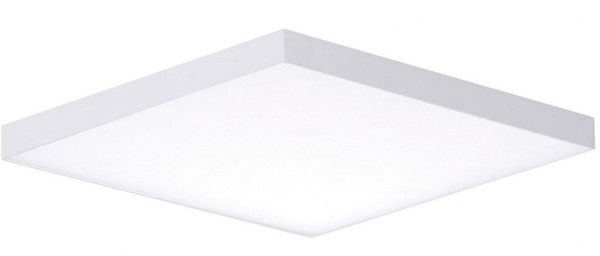 White Aluminum 11" LED Flush Mount Ceiling Light