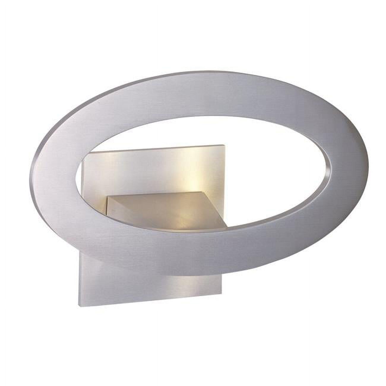 Satin Aluminum 10" LED Modern Wall Sconce