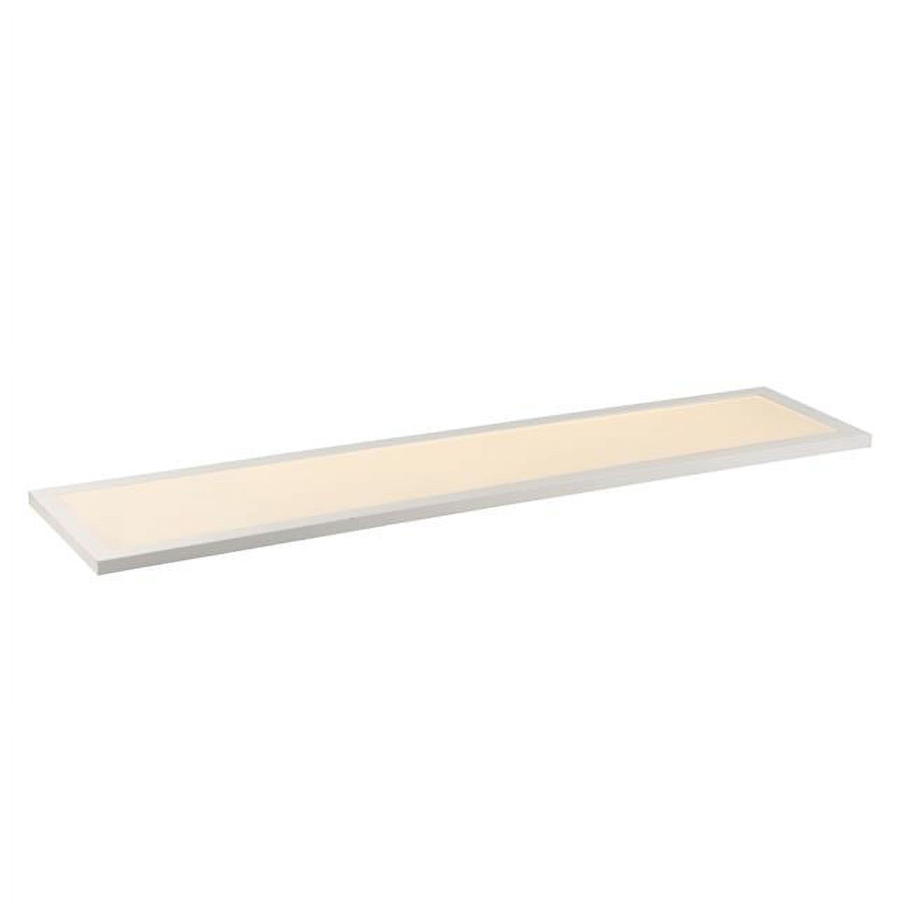 White Aluminum LED Rectangular Flush Mount Light