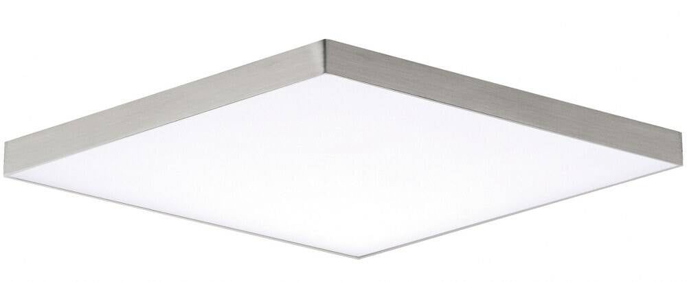 Satin Nickel 15" LED Flush Mount with White Acrylic Diffuser