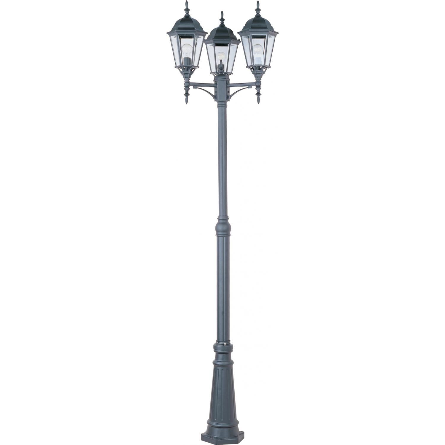 Maxim Black 100-Inch Traditional Outdoor Post Light