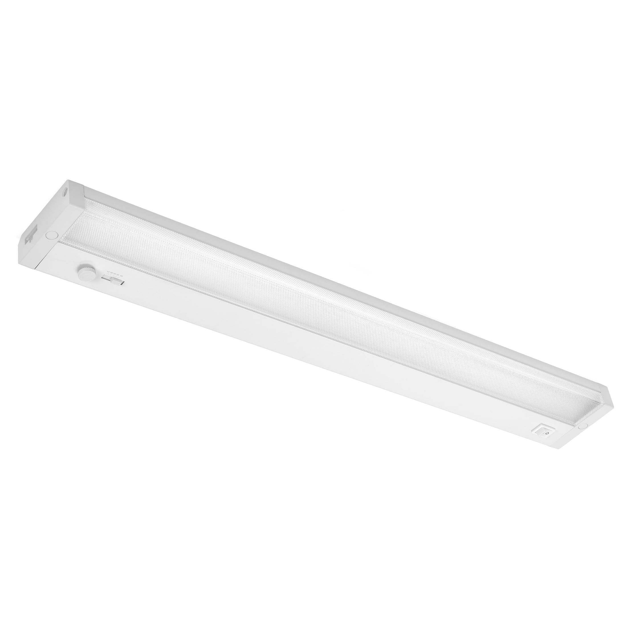 24-Inch White Metal LED Dimmable Under Cabinet Light