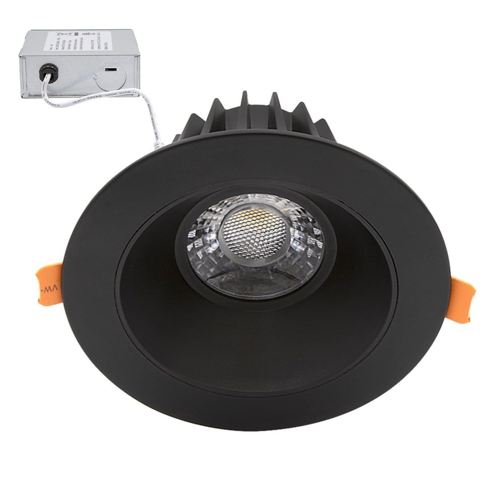 4.81" Matte Black Aluminum LED Recessed Ceiling Downlight