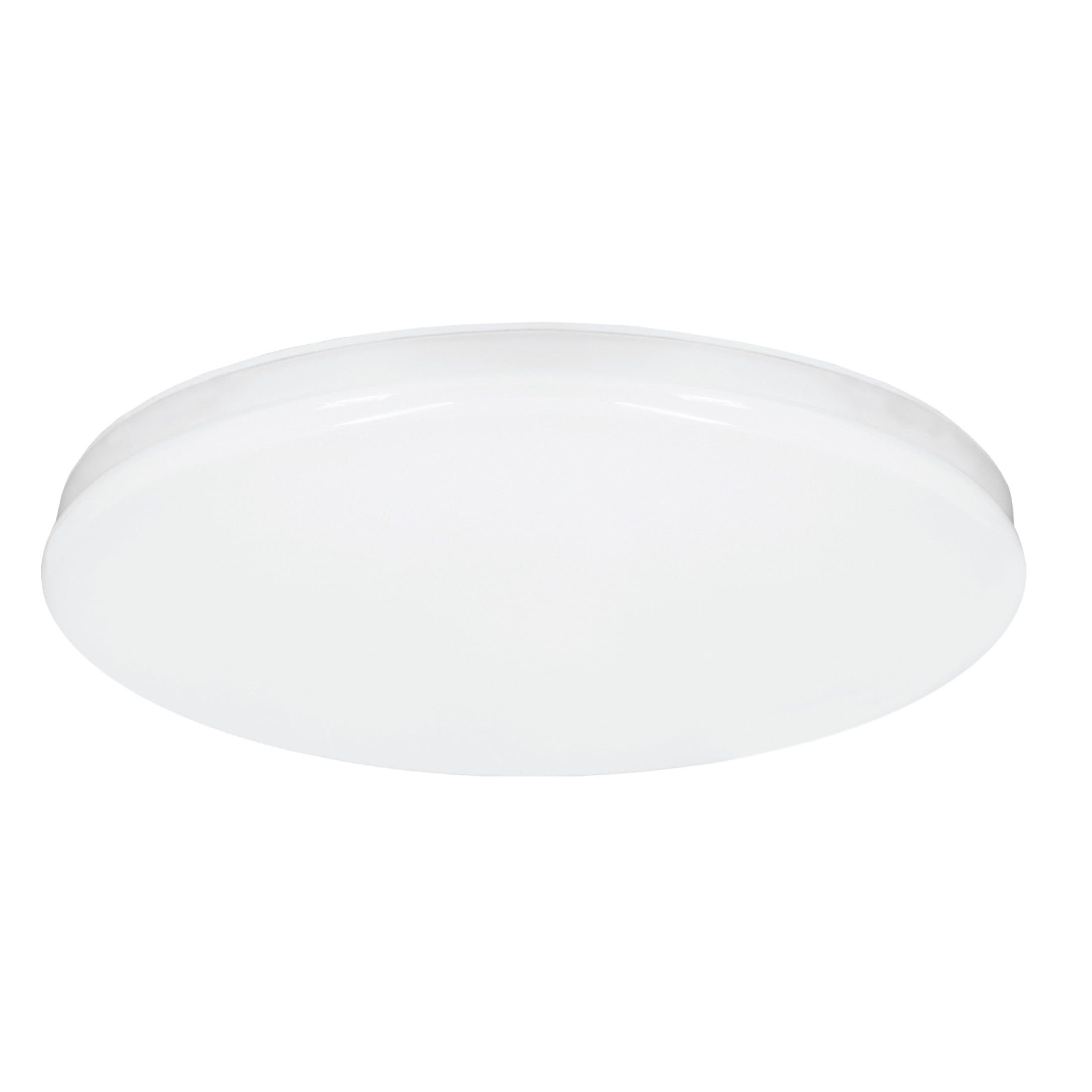 8-Inch White Polycarbonate Round LED Ceiling Light