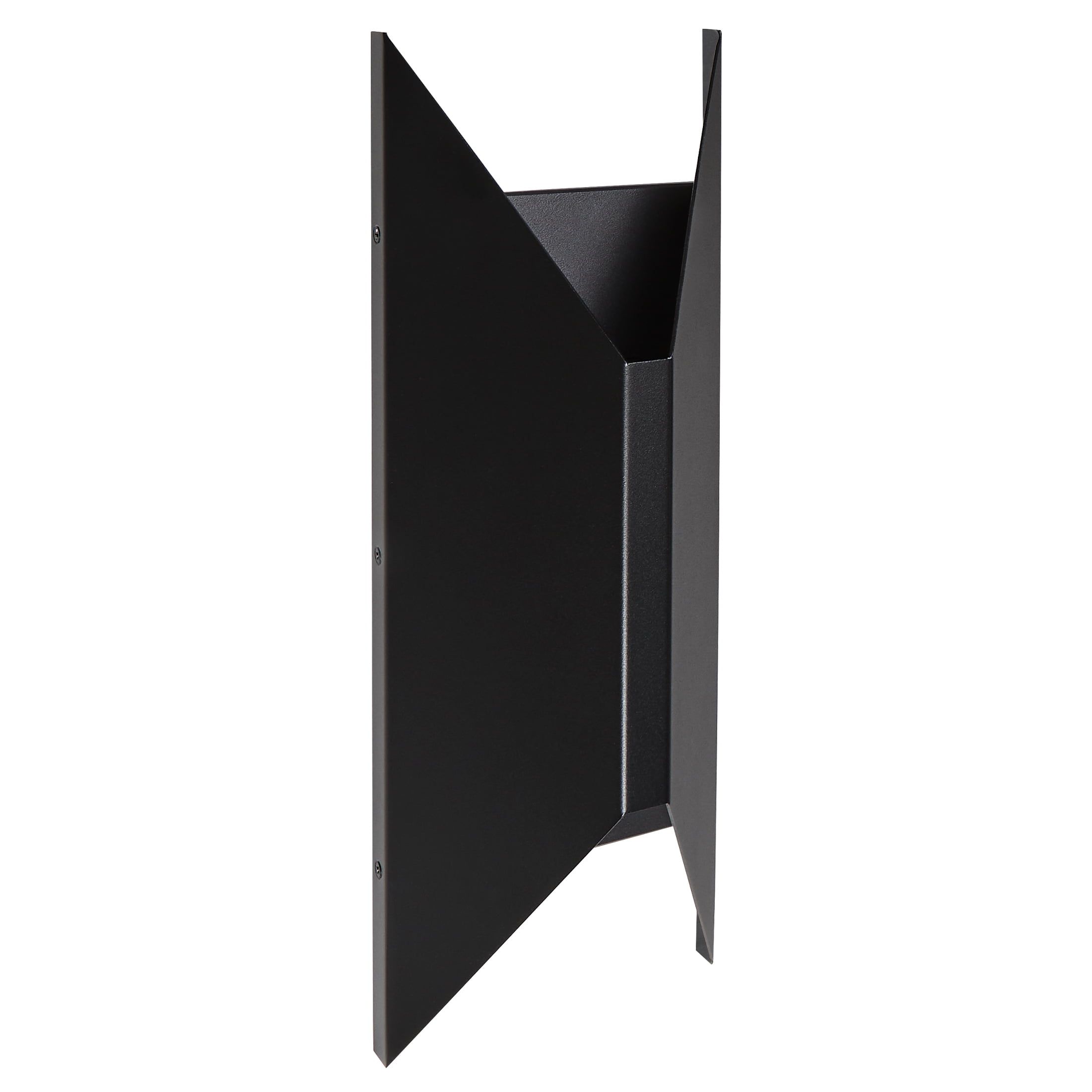 Black Matte LED Outdoor Wall Sconce with Tunable White Light