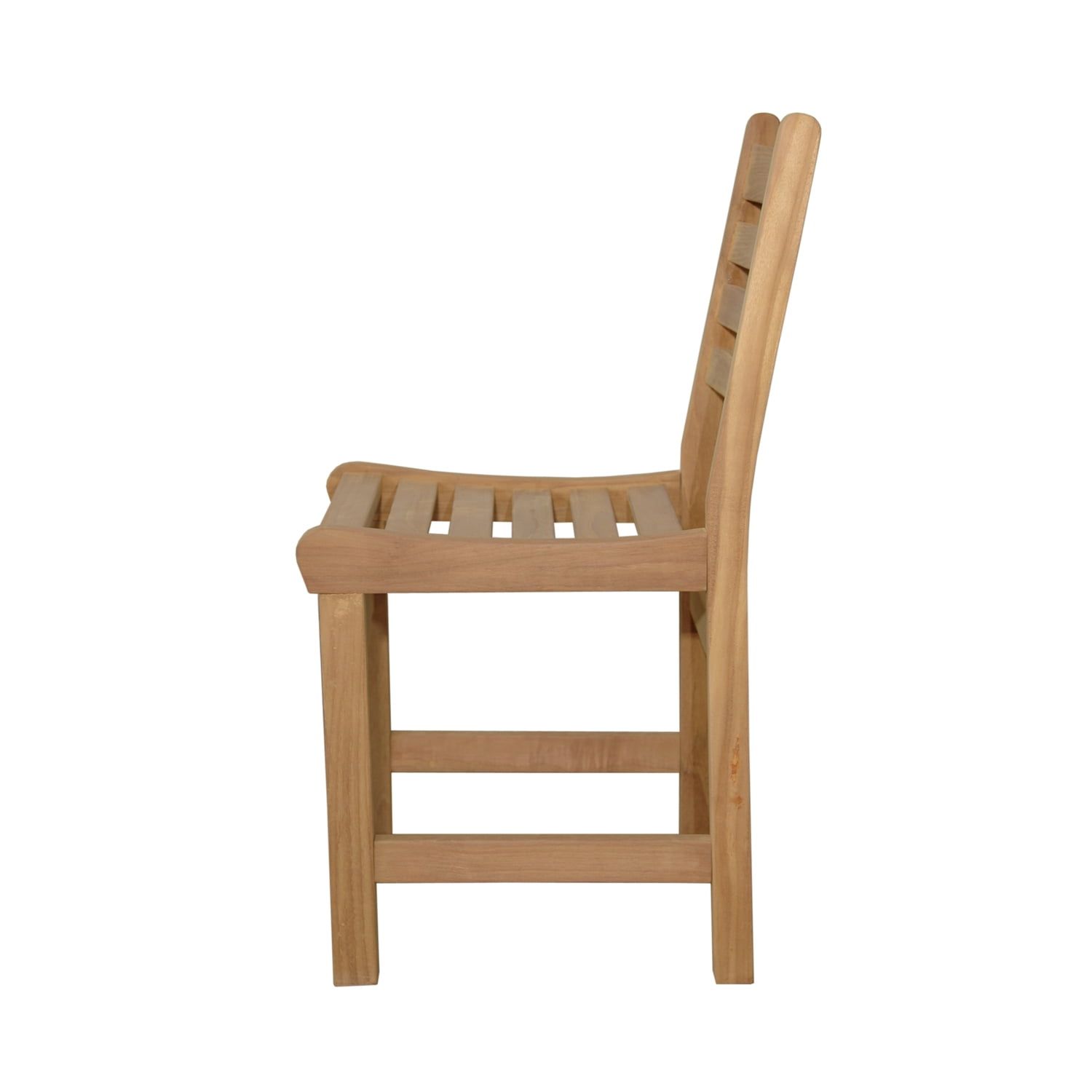 Teak Armless Outdoor Dining Chair