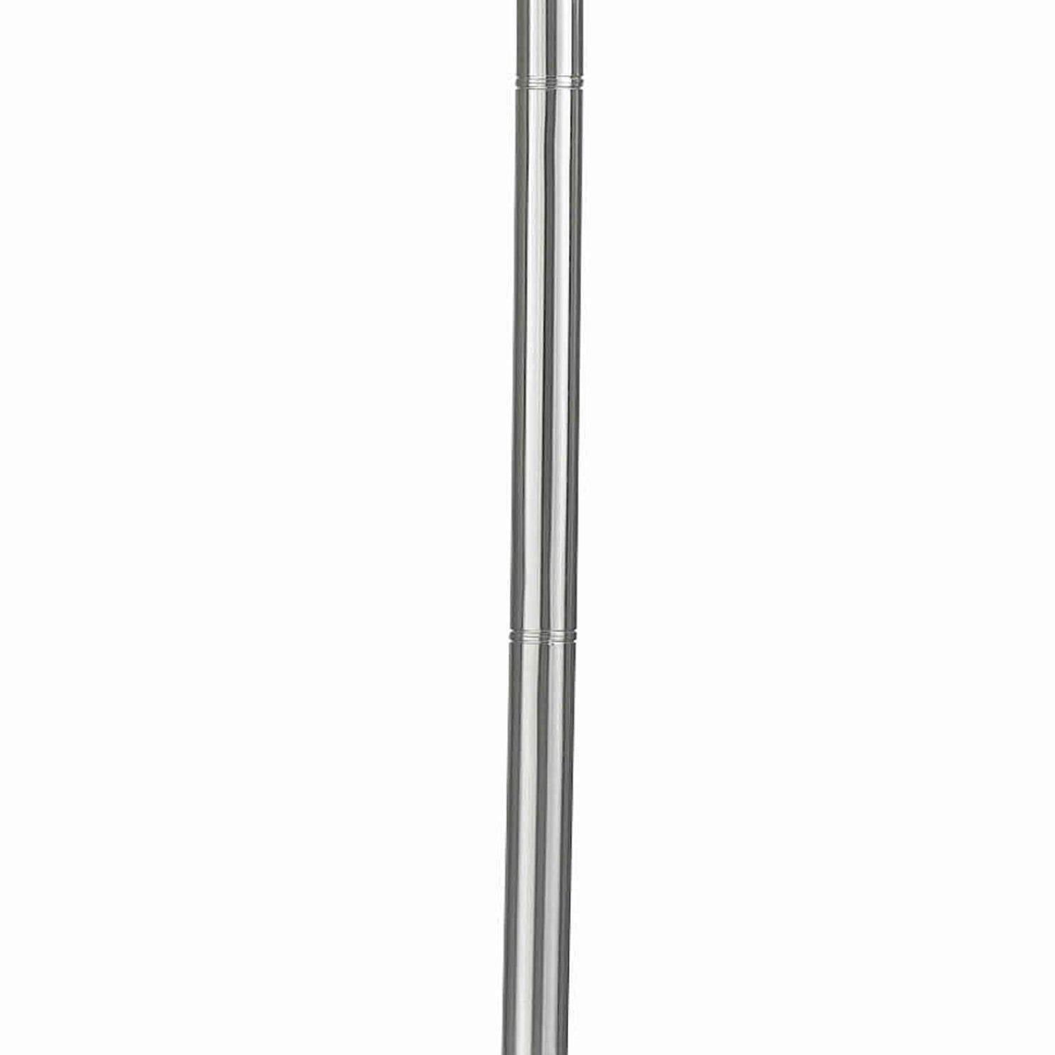 Elegant White Torchiere Floor Lamp with Frosted Glass and 3-Way Switch