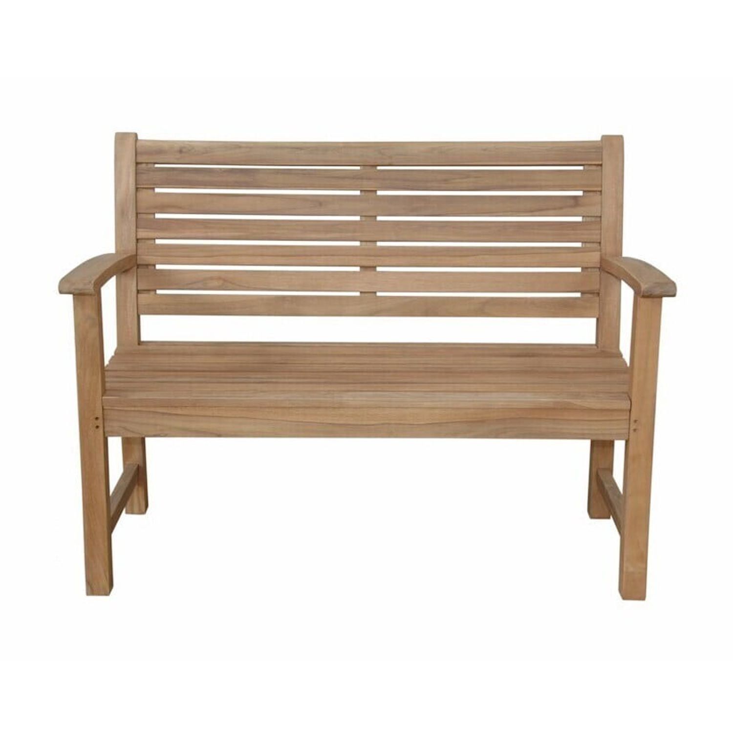 Victoria 48" Natural Finish A-Grade Teak Solid Wood Outdoor Bench