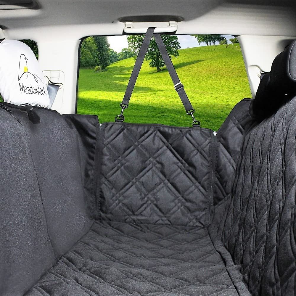 Meadowlark Black XL Waterproof Dog Car Seat Cover Hammock